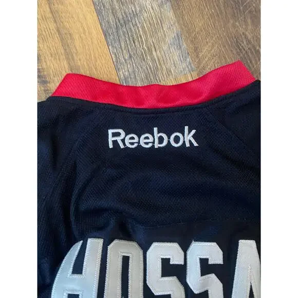 Hossa Chicago Blackhawks Jersey Winter Classic 2009 Reebok Fight Strap Sz 48 CCM